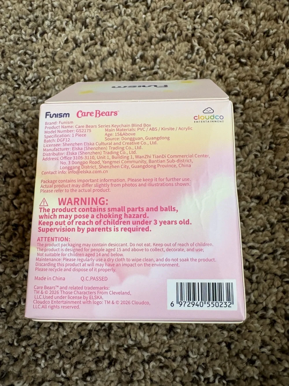 Funism Care Bears Blind Box - Good Luck Bear
